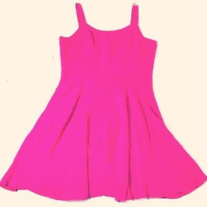 Hot pink dress
